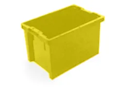 Draaistapelbak Pp Hxlxb 350X600X400Mm 65L Geel