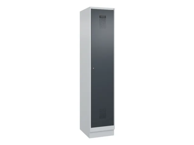locker voor scheiding van kleding,HxBxD 1950x400x500mm,1vak