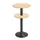 Statafel Gietijzeren Poot H 110cm Blad Ø Boven/Onder 60/50cm Beuken