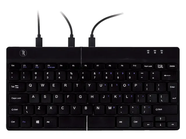 Split Break V2 ergonomisch toetsenbord Qwerty US Zwart bedraad