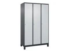 locker voor scheiding van kleding,HxBxD 1950x1200x500mm,3vak