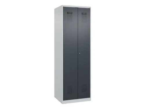 locker voor scheiding van kleding,HxBxD 1850x600x500mm,2vak