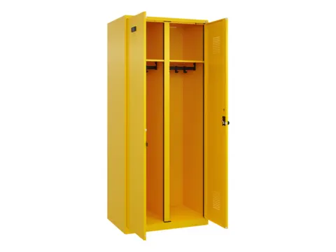 locker voor scheiding van kleding,HxBxD 1850x800x500mm,2vak