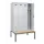 locker met bank,voor scheiding van kleding,HxBxD 2120x1200x815mm,4vak