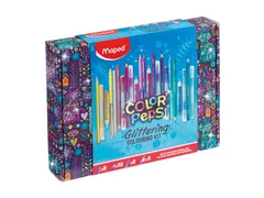 Tekenset Maped Color'Peps glitter 31-delig assorti