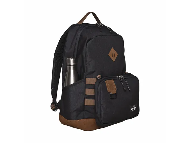 Rugtas Walker Pure Duo Black Concept inclusief laptoptas
