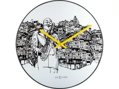 Wandklok NeXtime Sax City Ø 40cm