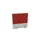 opzetpaneel,v. bureau,aanbouw achter,B 600mm,MP-lichtgrijs,BN4011-rood