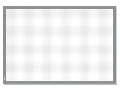 Bureauonderlegger Sigel wit geruit 59,5x41cm, 80 grams papier, 30 vel,