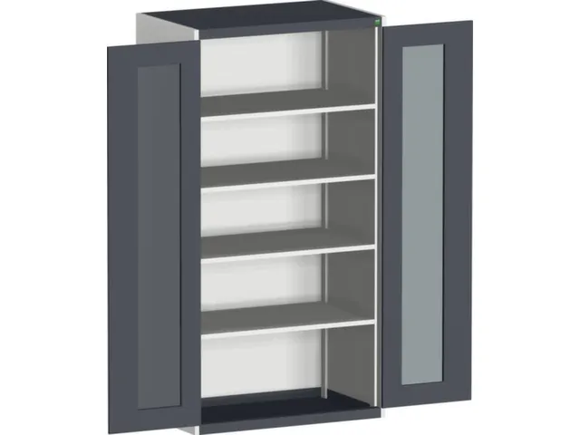 systeemkast,HxBxD 2000x1050x650mm,4xStalen bodem,5-punts sluitsysteem