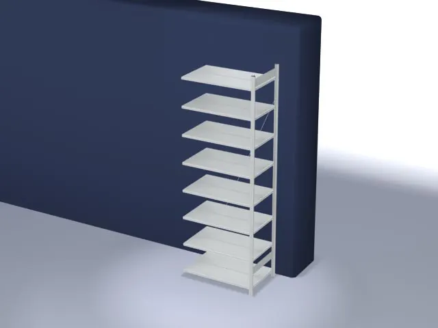 dossierstelling,aanbouwveld,HxBxD 2700x1010x635mm,vaklast 90kg