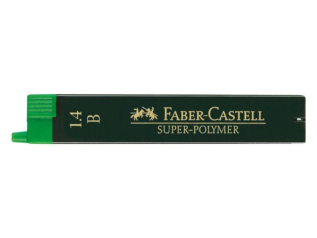 Potloodstiftjes Faber Castell Super-polymer 1.4mm B | FaberCastellShop.nl