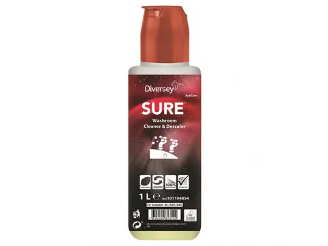SURE Washroom Cleaner&Desc. Sanitair Ontkalker AC 6x1 Liter