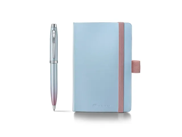 Balpen giftset Sheaffer 100 Expressions 9376 parelmoer, Chrome trims m