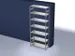 rayonnage modulaire,rayonnage départ,HxlxP 3000x1360x535mm