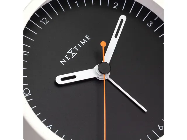 Wekker Nextime Small 9 cm zwart