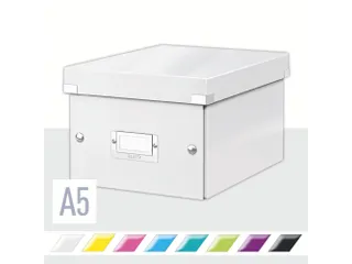 Opbergbox Click & Store 220x160x282mm Wit 84% gerecycled karton - 2