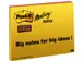 Memoblok 3M Post-it 6845 Super Sticky 203x152mm assorti Big Notes