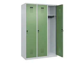 locker,HxBxD 1850x1200x500mm,3vak,vak B 400mm,draaigrendel - 2