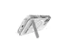 ZAGG Crystal Palace Snap Kickstand (Button Cover), Hoes, Apple, iPhone