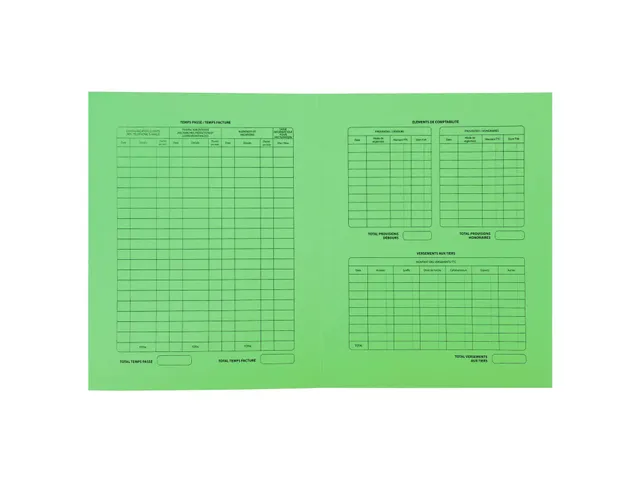 25 Proceduremappen in glanskarton 265g/m2 - 25x32cm - Ivoor-Gea
