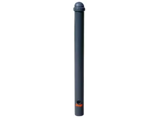 Trottoirpaal 900mmØ76mm Met Halve Kogel-kap Uitneembaar/Afsluitbaar - 1