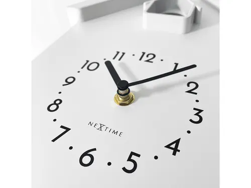 Wandklok NeXtime Twitter 21,5x41,5 cm wit