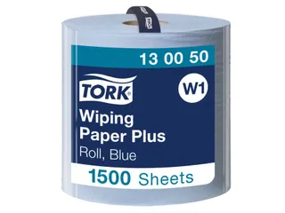 Tork Poetspapier Rol Advanced Wiper 420 130050 W1 2-laags blauw - 1