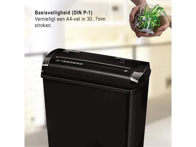 Papiervernietiger Fellowes P-25s 7mm Stroken P-2