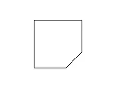 koppelelement voor bureau,HxBxD 650-850x800x800mm,blad wit,hoekig