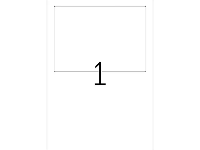 HERMA 8316 Verzendetiket met pakbon 182x130mm Wit 24 stuks