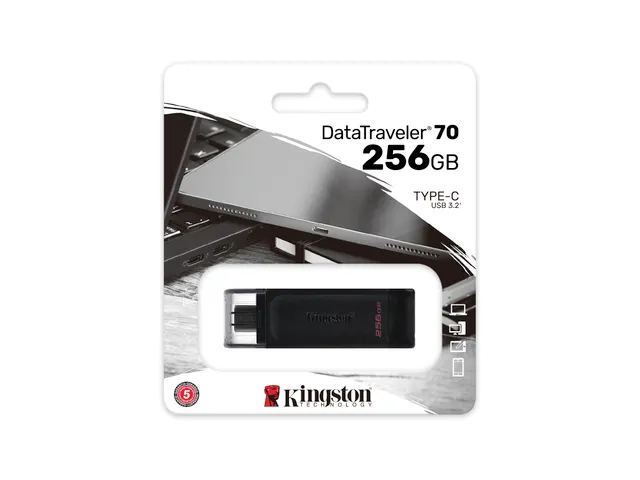 256GB USB-C 3.2 Gen 1 DataTraveler 70