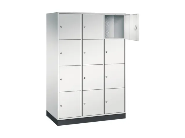 grootvolume-lockersysteem,RAL 7035,HxBxD 1950x1220x600mm,3x4vakken