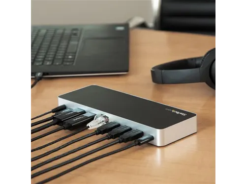 Dual-Monitor Usb-C Docking Station Met Mst 5X Usb 3.0 Poorten