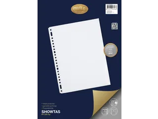 Showtas Multo A4 23-gaats PP 120micron glad glashelder 10 stuks - 1