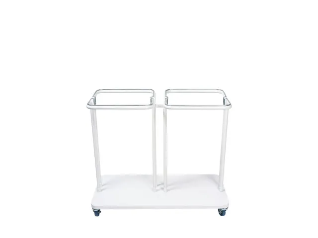 Afvalbak Combo 2x40 liter Wit Saekko Boy