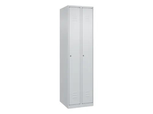 locker,HxBxD 1850x500x500mm,2vak,vak B 250mm,cil.-slot,staand op vloer