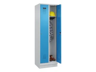 locker,HxBxD 1950x600x500mm,2vak,vak B 300mm,cil.-slot,sokkel - 1