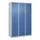 Z-garderobekast,HxBxD 1850x1200x500mm,vak B 200/400mm,cil.-slot