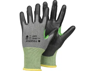 Tegera 8845 snijbestendige handschoenen, zwart/groen/grijs, maat 10, p - 1