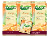 Thee Pickwick sinaasappel 25 zakjes van 1.5gr