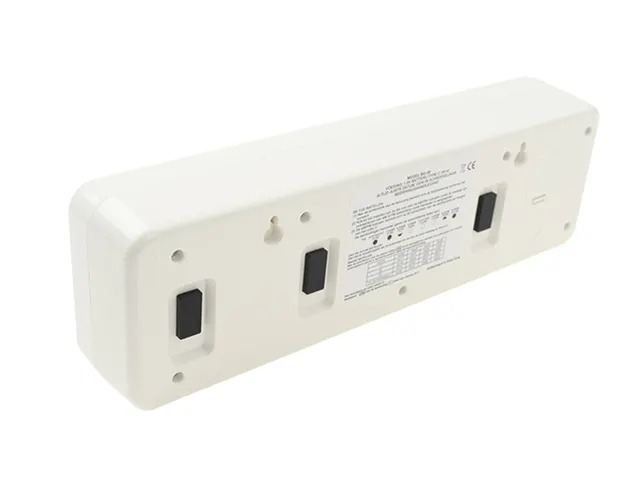 Kalenderklok Twemco BQ-38 wit Nederlands