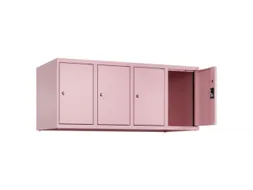 opzetkast,v. locker,4vak.,vak B 300mm,HxBxD 500x1200x500mm