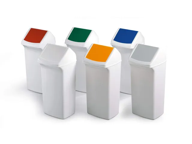 Afvalbak Durabin 40 Quare 40 Liter Wit