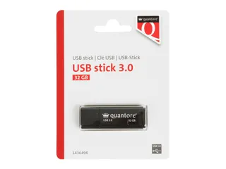 Quantore USB-stick 3.0 32GB Zwart - 1