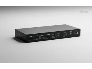 i-tec USB-C KVM Dock PRO for Three Hosts, Dual Video, with 2x Power De - 3