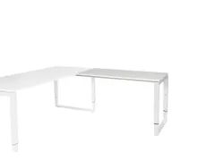 Domino Plus Aanbouw Hoogte Verstelbaar 1200x600mm Wit 25mm Wit