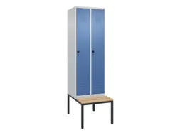 locker voor scheiding van kleding,HxBxD 2120x600x815mm,2vak