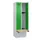 locker met bank,HxBxD 1950x600x815mm,2vak,vak B 300mm,draaigrendel