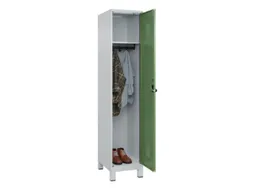 locker,HxBxD 1950x400x500mm,1vak,vak B 400mm,draaigrendel,voeten